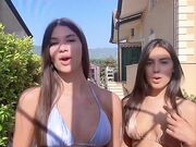 Teen ciociara inizia a fare la troietta