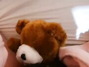 Mi tocco col mio peluche