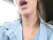 Vediamo se mi becca qualche guardone a masturbarmi