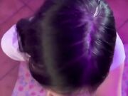 Ragazza italiana teen fa un pompino all'amico