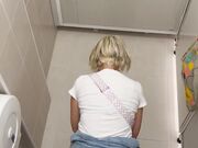 Spycam bionda toilet
