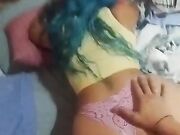 Scopata a pecora col perizoma di lato
