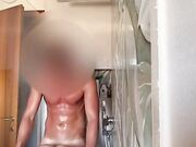 Scopata bollente in doccia con venuta in bocca