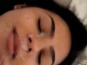 Vanessa sborrata in faccia