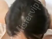 Pompino influencer sborrata in faccia POV
