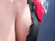 In topless in moto Milf italiana