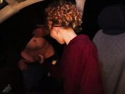 Carsex moglie pompino e sega a guardone