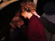 Carsex moglie pompino e sega a guardone