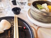 Al ristorante con mia moglie