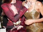 Annalisa ed Elodie in un bacio appassionato