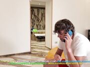 ZIA SCOPRE IL PIANO DEL NIPOTE X SPIARLA NUDA IN SAUNA