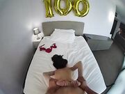 Sextape con tettona siliconata scopata e spagnola