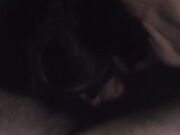 Succoso pompino moglie con mascherina