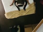 Pompino allo specchio moglie in lingerie