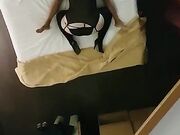 Pompino allo specchio moglie in lingerie