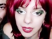 Vieni qua che te lo ciuccio Pompino rossa tatuata