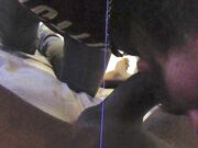 Cazzo nero superdotato in gola prima volta gay