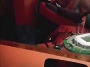 Gode sbattura forte dal suo bull