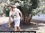 Pompino e spagnola a giardiniere