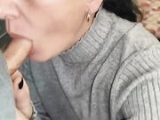 Le riempio la bocca di sperma