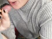 Le riempio la bocca di sperma