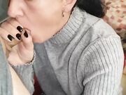 Le riempio la bocca di sperma