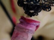 Con questo rossetto la dominicana mi fa sborrare subito