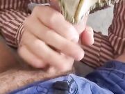 Pompino moglie italiana con mascherina