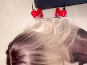 Trans italiana bionda spompina nero dotato