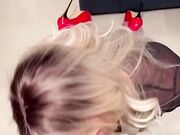 Trans italiana bionda spompina nero dotato