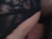 Scopata mattutina con sborra sulle mutandine