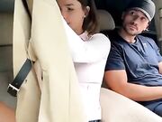 Carsex coppia esibizionista con lei tropo fica