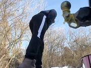 Lo prende nel culo sulla neve