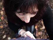 Pompino all'aperto moglie incinta