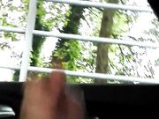 Sega in auto con passanti