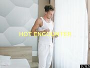 Hot assistant rides guest hue cock