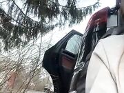 Carsex esibizionismo coppia in pubblico