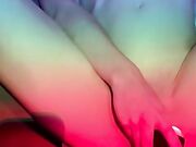 Mi masturbo davanti a lui con dildo in culo