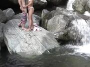 Sesso al fiume amatoriale