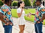 MILANO EROTICA INTERVISTA ZOCCOLONA E DUE CAZZONI NERI