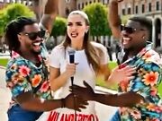 MILANO EROTICA INTERVISTA ZOCCOLONA E DUE CAZZONI NERI