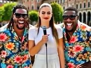 MILANO EROTICA INTERVISTA ZOCCOLONA E DUE CAZZONI NERI