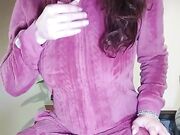 Strip moglie incinta tettona