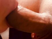 Pompino veloce in primo piano POV