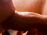 Pompino veloce in primo piano POV