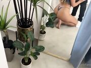 Scopata bionda social sborrata sulle tette of