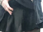 troia romana esibizionista nel pargheggio della metro