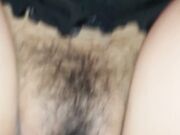 Hot hairy pussy legs up for breeding