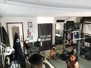 M@rgot la profumos@ in palestra con puros@ngue