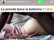 Giovane ballerina scopata da un nero